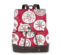 cchgnm La mochila elegante y ligera para mujer con estampado de granada es adecuada para varias ocasiones como trabajo, viajes y citas.
