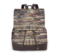 cchgnm La mochila elegante y ligera para mujer con estampado de pared de ladrillo es adecuada para varias ocasiones como trabajo, viajes y citas.