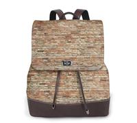 cchgnm La mochila elegante y ligera para mujer con estampado de pared de ladrillo es adecuada para varias ocasiones como trabajo, viajes y citas.