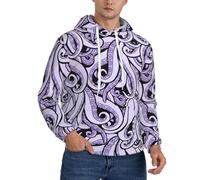 cchgnm The Sea Witch - Sudadera con capucha de forro polar para hombre, manga larga, estilo casual, Negro, L