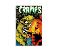 CChongjin Póster decorativo de The Cramps 5 con diseño de álbum de música, lienzo para pared e impresión artística moderna para dormitorio familiar, 60 x 90 cm, estilo sin marco