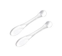 ccHuDE 20 unids acrílico transparente maquillaje cuchara palillos cosméticos espátulas crema facial máscara espátula palo herramienta para mezclar