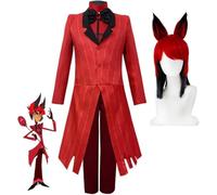 Ccipotatoo Hazbin Hotel - Disfraz de cosplay de Vox/Charlie Morningstar/Blitzo/Alastor, disfraz de anime para Halloween, ropa de anime, carnaval, actuaciones en escenario (tipo 3, XXL)