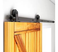 CCJH 243CM/8FT puertas acero puerta corrediza de granero Hardware Herraje para Puerta de Granero Corredera de Perchas en forma de T