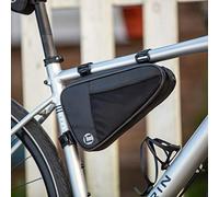 CCKOLE Bolsa para cuadro de bicicleta, impermeable, con marco triangular, resistente a la rotura, para tubo superior de bicicleta MTB de carreras, bolsa triangular de 1 L