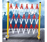 CCKUYT Barricada móvil de seguridad plegable, fácil de montar, zona restringida para mantenerte a ti y a los demás seguros, ahorrando espacio