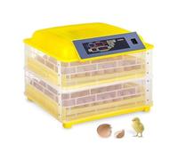 CCKUYT Incubadora automática de 96 Huevos con Control de Temperatura y Humedad, Pantalla LED y Giro automático para Aves de Corral.