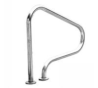 CCKUYT Pasamanos estacionario de Acero Inoxidable con Juego Completo de Accesorios Pasamanos de Seguridad para Piscina para Acceso al SPA y Entrada a la Piscina enterrada