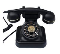 CCKUYT Teléfono Fijo Antiguo con Cable: teléfono clásico con pulsador, Respuesta con una tecla, para decoración de Bar en casa, Hotel, Oficina