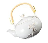CCKUYT Tetera de cerámica con Pico silbador, Jarra de Leche, Tetera de cerámica, cafetera de cerámica, Tetera de Hojas Sueltas, Tetera portátil, Tetera Creativa, pequeña C