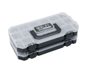 CCLIFE 2 Piezas Organizador de Herramientas Sortmaster Vacío, Caja de almacenamiento 295 x 155 x 100 mm con Compartimentos Apilables para Tornillos, Herramientas y Piezas Pequeñas