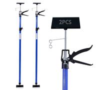 CCLIFE 2 piezas Puntales Techo Puntal Telescópico Soporte Techo Soporte Telescópico Extensible de 115-290 cm Carga hasta 30 kg Tensores de Puertas para Construcción Obras