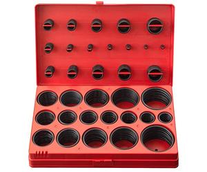 CCLIFE 419 Piezas Junta Tórica de Goma NBR Surtido 32 Tamaños 3-50mm O-Ring Kit de Juntas y Arandelas para Fontanería, Grifos y Reparación de Vehículos