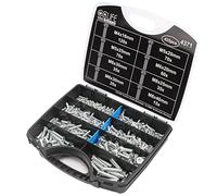 CCLIFE 425 piezas Juego de Tornillo Avellanado Tornillos Plana Cruzada PH DIN 965 Galvanizados Tornillos M4 M5 M6 M8