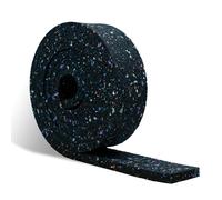 CCLIFE Almohadillas para Terraza En Rollo Granulado De Goma 2m X 80mm X 6mm Impermeable Antideslizante Antisísmico Silencioso