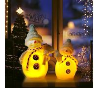 CCLIFE Conjunto de 2 velas LED de auténtica parafina - funcionamiento a pilas sin control remoto