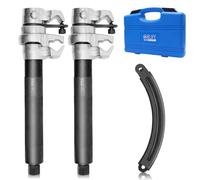 CCLIFE Juego de Compresor Muelles Amortiguador 1,2T útil para Cambiar Amortiguadores Máximo 280mm, DIB