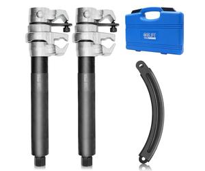 CCLIFE Juego de Compresor Muelles Amortiguador 1,2T útil para Cambiar Amortiguadores Máximo 280mm, DIB