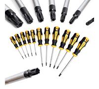 CCLIFE Juego Destornilladores Torx profesionales T6-T40, 11piezas Con Agujero