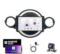 CCLXWY Android 15 Radio de Coche de Autoradio para BMW Mini R56 R60 2007-2015, 9 Pulgadas Radio De Coche con Pantalla Táctil FM RDS Mirror Link Control De Volante BT Manos Libres Call