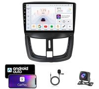 CCLXWY Android 16 Radio de Coche de Autoradio para Peugeot 207 2006-2016, 9 Pulgadas Radio De Coche con Pantalla Táctil FM RDS Mirror Link Control De Volante BT Manos Libres Call,4CoreWifi2G+64G