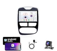 CCLXWY Android 16 Radio de Coche de Autoradio para Renault Clio 4 2012-2016, 9 Pulgadas Radio De Coche con Pantalla Táctil FM RDS Mirror Link Control De Volante BT Manos Libres Call