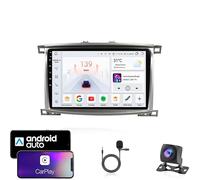 CCLXWY Android 16 Radio de Coche de Autoradio para Toyota Land Cruiser 100 2002-2007, 9 Pulgadas Radio De Coche con Pantalla Táctil FM RDS Mirror Link Control De Volante BT Manos Libres Call