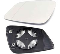 CCLXWY Cristal de Espejo Retrovisor Reemplazo para BMW X1 E84 F48 F49 2013-2020,Izquierdo y Derecho Cristal de Espejo Retrovisor Calefactable con Placa de Respaldo,Left