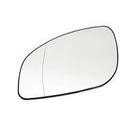 CCLXWY Reemplazo para Opel/Vauxhall Vectra C 2002-2008 Cristal de Espejo Retrovisor,Izquierdo y Derecho Cristal de Espejo Retrovisor Calefactable con Placa de Respaldo,Left