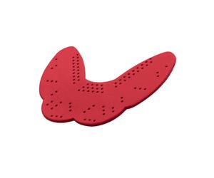 CCM Aero - Protector bucal para hockey sobre hielo, color rojo L