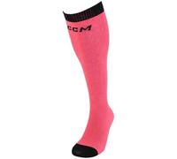 CCM Calcetines de hockey Socklinerk Senior OSFA 37-46, Rosa., Talla única
