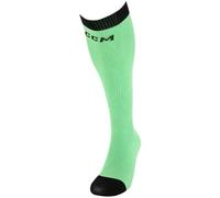 CCM Calcetines de hockey Socklinerk Senior OSFA 37-46, verde lima, Talla única