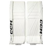 CCM Eflex 7.9 White Senior Protectores de pierna para portero 34 + 2″