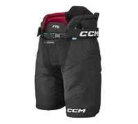 CCM Jetspeed FT6 - Pantalones de Hockey sobre Hielo, Junior (Negro, Talla L)