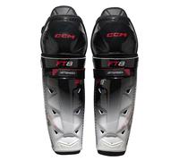 CCM JetSpeed FT8 Junior - Espinilleras para hockey sobre hielo (11''/28 cm)