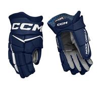 CCM JetSpeed FT880 Junior Guantes de hockey sobre hielo (azul marino/blanco, 11''/28 cm)
