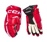 CCM JetSpeed FTWomen Red/White Senior Guantes de hockey 12″