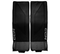 CCM Tacks Black Intermediate Protectores de pierna para portero 31 + 1 pulgada