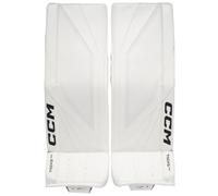 CCM Tacks Pro Senior - Protector de portero de hockey sobre hielo, color blanco, tamaño: 33"+1"