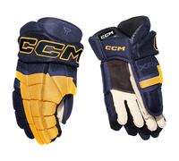CCM Tacks XR80 Navy/Sunflower Senior Guantes de hockey 15″