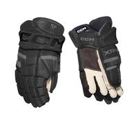 CCM Tacks XR80 Senior - Guantes de hockey sobre hielo (38 cm), color negro y gris grafito