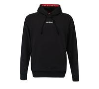 CCM Team Fleece Pullover Hoodie Black Sudadera infantil XS