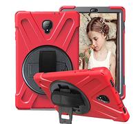 CCMAO Funda para Galaxy Tab A 10.5, T590/T595 [correa de mano] 360 grados giratorio con función atril para Samsung Galaxy Tab A 10.5 pulgadas Tablet SM-T590/T595 2018.