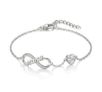 CCmfgjew Infinity Mom Nana - Pulseras chapadas en oro de 14 quilates con