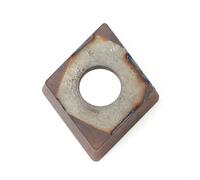 Ccmt060204 - Insertos de torneado de carburo, paquete de 10 unidades, recubiertos de Cvd para estaño para Al2o3 Ticn, insertos indexables para torno para torneado, soporte de dispositivo de precisión