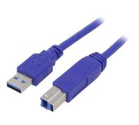 CCP-USB3-AMBM-6 Cable USB 3.0 USB A PlugUSB B-Macho Dorado 18m GEMBIRD