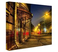Ccretroiluminados Calle de Moscu Cuadro Decorativo Iluminado, Metacrilato, Multicolor, 60 x 60