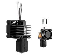 CCTREE Bamboo Original Hardened Steel Hotend Kit con ventilador para Bambu Lab X1 Carbon/X1/X1C Impresora 3D, termistor, calentador de cerámica, boquilla de 0,4 mm, reemplazo de bloque de calor