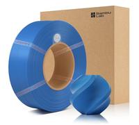CCTREE Bamboo Original X1 PLA Mat Refill Filament 1,75 mm High Toughness&High Speed, Easy Printing with RFID para Bambu Lab A1/X1/P1 AMS 1KG +/- 0,03 mm (Without Spool) (azul marino 11600)