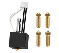 CCTREE Kobra S1 Hotend Kit, Heater Cartridge Thermistor and Silicone Sock with 0.2/0.4/0.6/0.8mm Brass Nozzle, High Temperature&High Speed para impresora 3D Kobra S1/S1 Combo